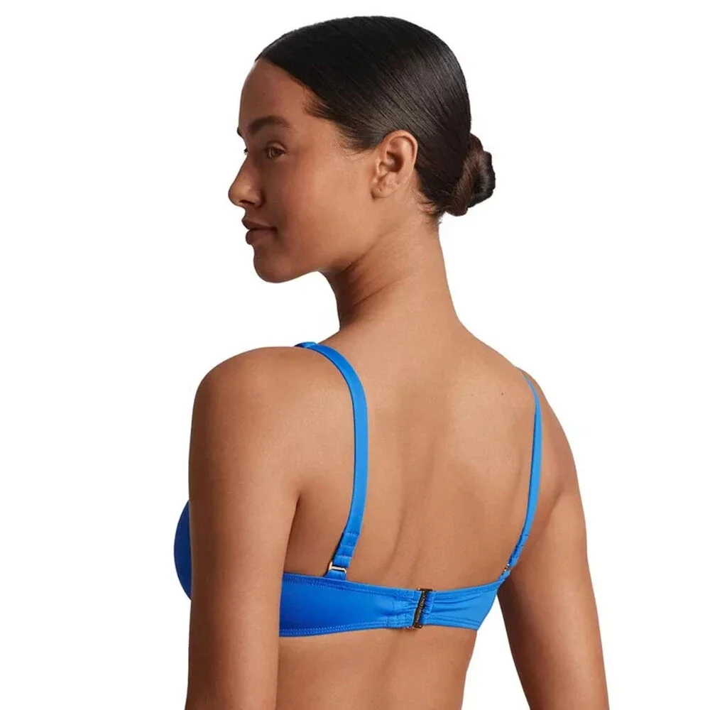 Lauren Ralph Lauren Womens Macrame-Ring Bikini To Electric Blue 8